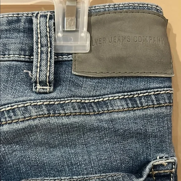 Silver Jeans Blue Straight Denim - Picture 4 of 8